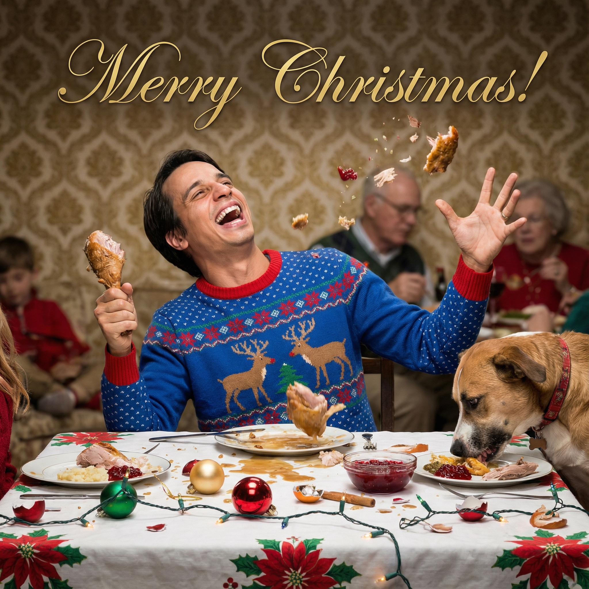 Chaotic Family Dinner